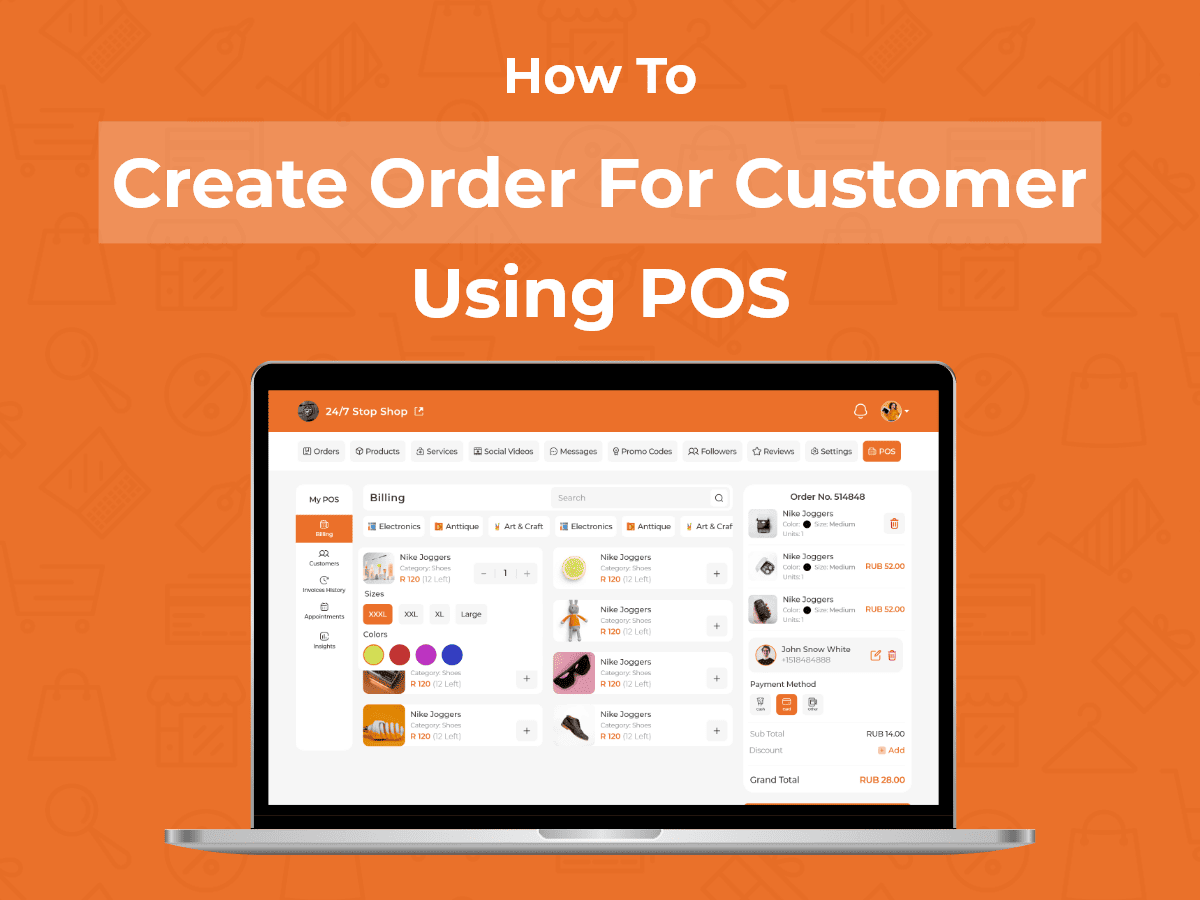 How to Create Order for Customers Using POS